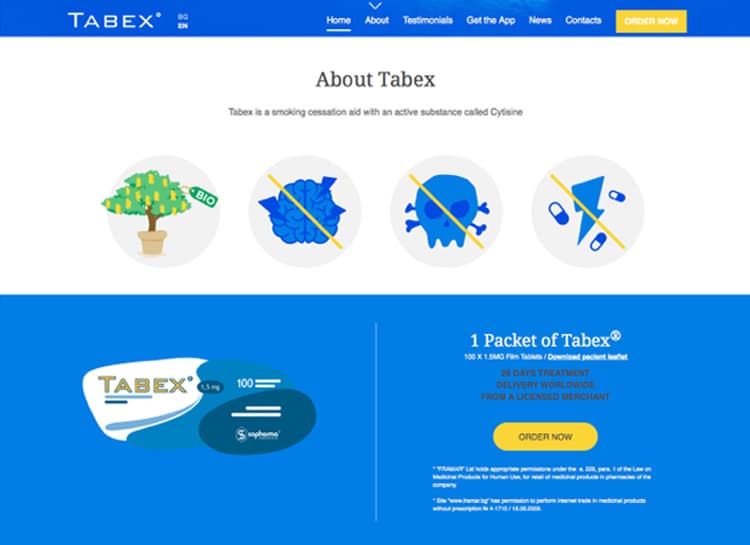 Tabex ExSmoker (Website)